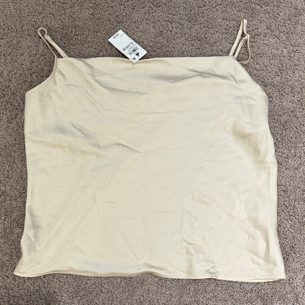 INC International Concepts Cream Camisole Top